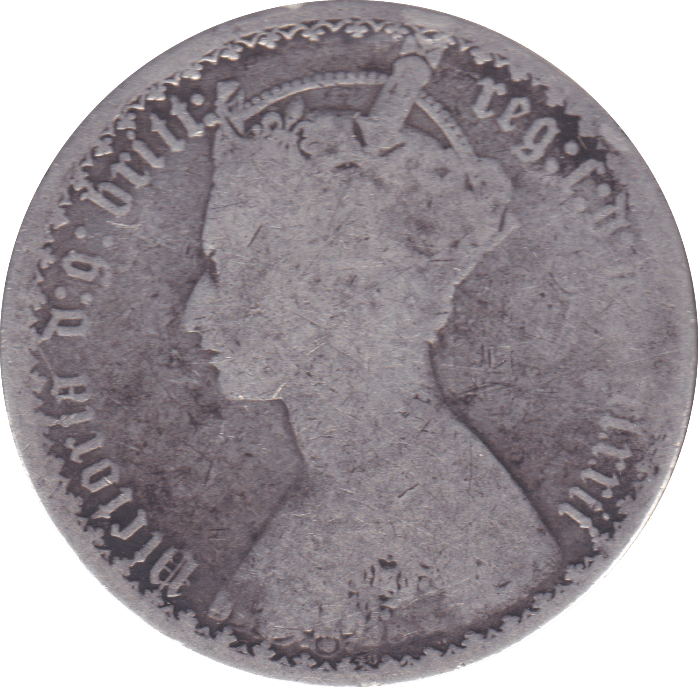 1872 FLORIN ( FAIR ) DIE 46 - Florin - Cambridgeshire Coins