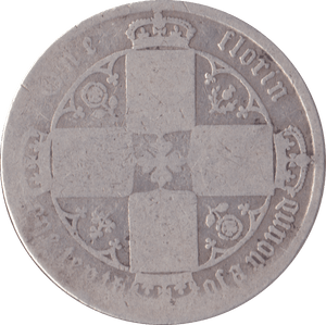1872 FLORIN ( FAIR ) DIE 48 - Florin - Cambridgeshire Coins