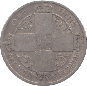 1872 FLORIN ( FAIR ) DIE 60 - Florin - Cambridgeshire Coins