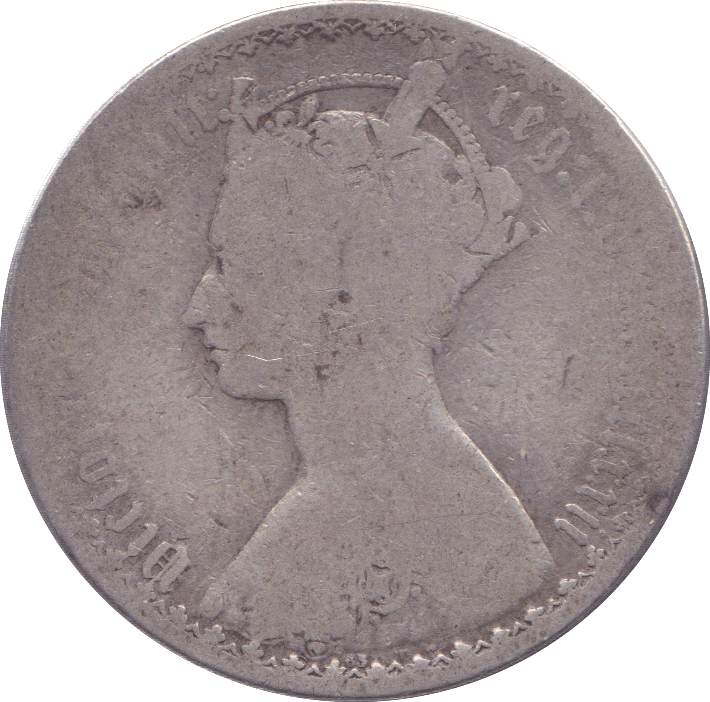 1872 FLORIN ( FAIR ) DIE 63 - Florin - Cambridgeshire Coins
