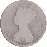 1872 FLORIN ( FAIR ) DIE 82 - Florin - Cambridgeshire Coins