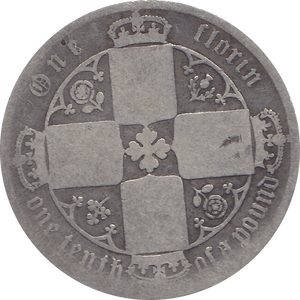1872 FLORIN ( FAIR ) DIE 97 - Florin - Cambridgeshire Coins