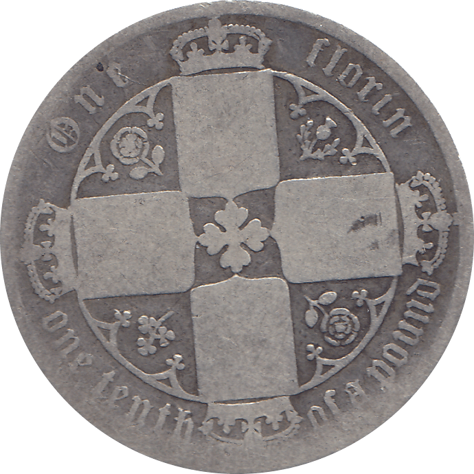 1872 FLORIN ( FAIR ) DIE 97 - Florin - Cambridgeshire Coins