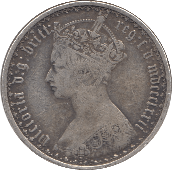 1872 FLORIN ( GF ) 4 - Florin - Cambridgeshire Coins