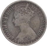 1872 FLORIN ( GF ) 4 - Florin - Cambridgeshire Coins