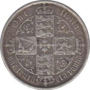 1872 FLORIN ( GF ) 4 - Florin - Cambridgeshire Coins