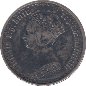 1872 FLORIN ( GVF ) DIE 9 - Florin - Cambridgeshire Coins