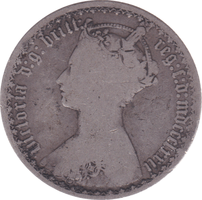 1872 FLORIN ( NF ) B - Florin - Cambridgeshire Coins