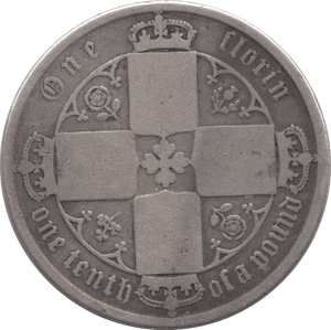 1872 FLORIN ( NF ) DIE 119