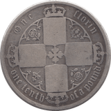 1872 FLORIN ( NF ) DIE 119