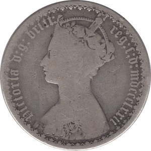 1872 FLORIN ( NF ) DIE 119