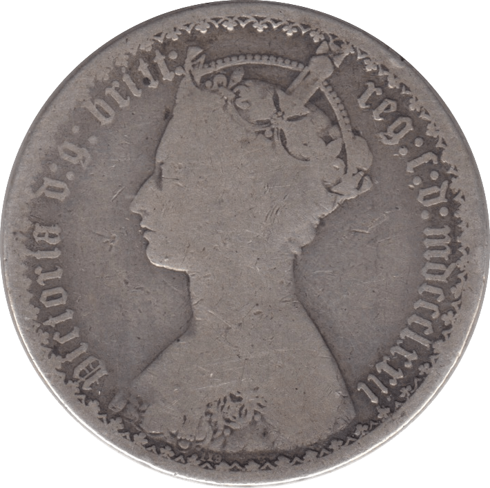 1872 FLORIN ( NF ) DIE 119