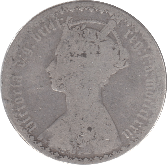 1872 FLORIN ( NF ) DIE 121 - Florin - Cambridgeshire Coins