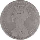 1872 FLORIN ( NF ) DIE 121 - Florin - Cambridgeshire Coins