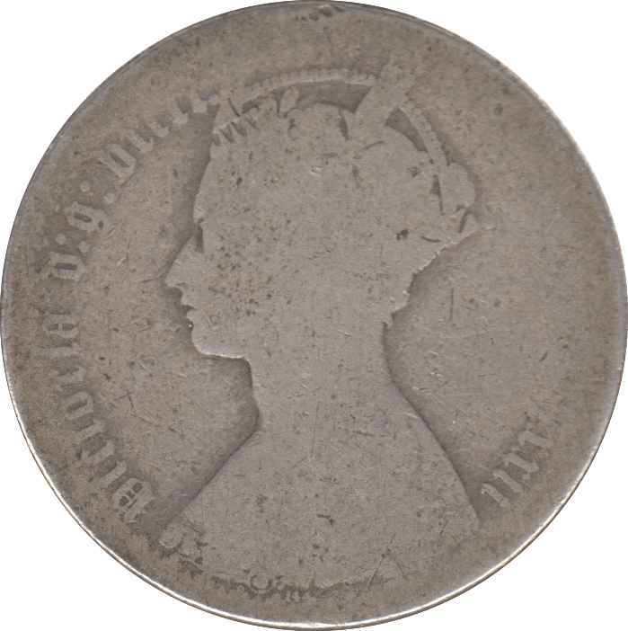 1872 FLORIN ( NF ) DIE 144 - Florin - Cambridgeshire Coins