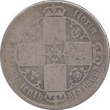 1872 FLORIN ( NF ) DIE 144 - Florin - Cambridgeshire Coins