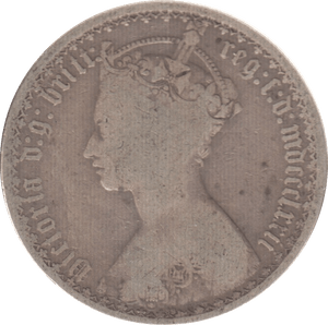 1872 FLORIN ( NF ) DIE 89 - FLORIN - Cambridgeshire Coins