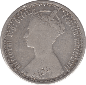 1872 FLORIN ( NF ) DIE 8 - Florin - Cambridgeshire Coins
