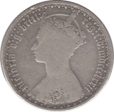 1872 FLORIN ( NF ) DIE 8 - Florin - Cambridgeshire Coins