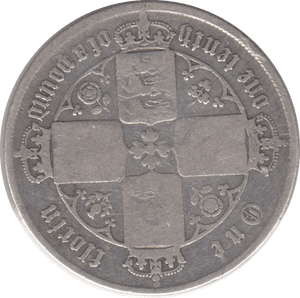 1872 FLORIN ( NF ) DIE 8 - Florin - Cambridgeshire Coins