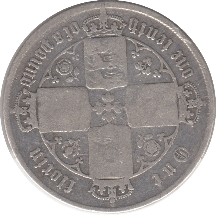 1872 FLORIN ( NF ) DIE 8 - Florin - Cambridgeshire Coins