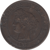 1872 FRANCE 10 CENTIMES - WORLD COINS - Cambridgeshire Coins