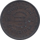 1872 GEORGE MC CAUL TOKEN - Token - Cambridgeshire Coins