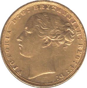 1872 GOLD SOVEREIGN ( GVF ) 3 - Sovereign - Cambridgeshire Coins