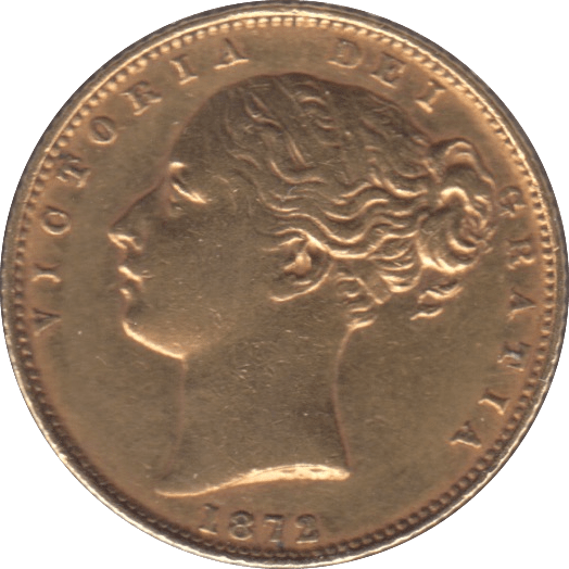 1872 GOLD SOVEREIGN ( GVF ) DIE 100 - Sovereign - Cambridgeshire Coins