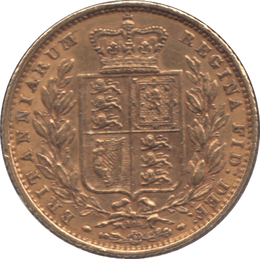 1872 GOLD SOVEREIGN ( GVF ) DIE 100 - Sovereign - Cambridgeshire Coins