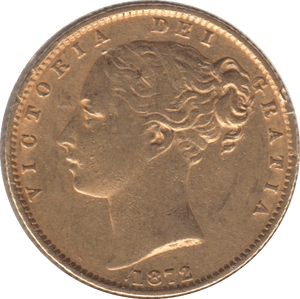 1872 GOLD SOVEREIGN ( GVF ) DIE 16 - Sovereign - Cambridgeshire Coins