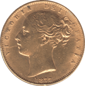 1872 GOLD SOVEREIGN ( GVF ) DIE 23 - Sovereign - Cambridgeshire Coins