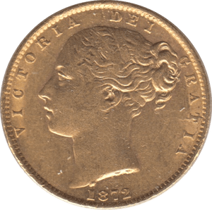 1872 GOLD SOVEREIGN ( GVF ) DIE 7 - Sovereign - Cambridgeshire Coins
