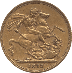 1872 GOLD SOVEREIGN SYDNEY MINT - Sovereign - Cambridgeshire Coins