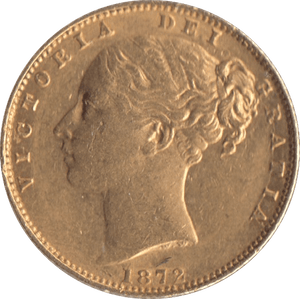 1872 GOLD SOVEREIGN ( UNC ) DIE 32 - Sovereign - Cambridgeshire Coins