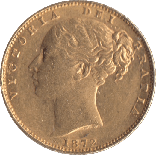 1872 GOLD SOVEREIGN ( UNC ) DIE 32 - Sovereign - Cambridgeshire Coins