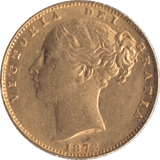 1872 GOLD SOVEREIGN ( UNC ) DIE 32 - Sovereign - Cambridgeshire Coins