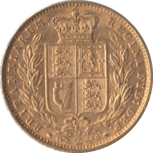 1872 GOLD SOVEREIGN ( UNC ) DIE 32 - Sovereign - Cambridgeshire Coins