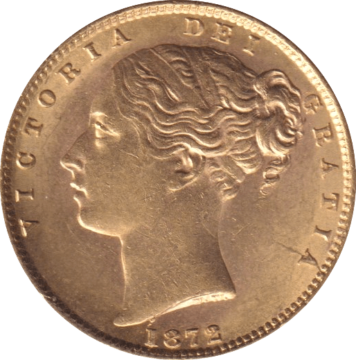 1872 GOLD SOVEREIGN ( UNC ) - Sovereign - Cambridgeshire Coins