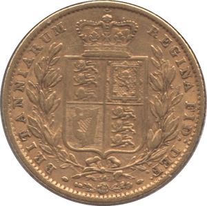 1872 GOLD SOVEREIGN ( VF ) DIE 50 - Sovereign - Cambridgeshire Coins