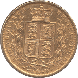 1872 GOLD SOVEREIGN ( VF ) DIE 53 - Sovereign - Cambridgeshire Coins