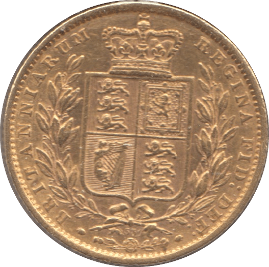 1872 GOLD SOVEREIGN ( VF ) DIE 53 - Sovereign - Cambridgeshire Coins