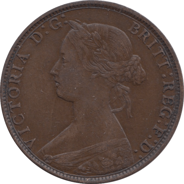 1872 HALFPENNY ( EF ) 8 - Halfpenny - Cambridgeshire Coins