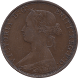 1872 HALFPENNY ( EF ) 8 - Halfpenny - Cambridgeshire Coins