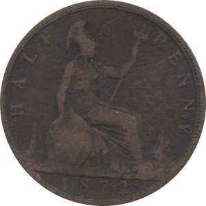 1872 HALFPENNY ( FAIR ) - Halfpenny - Cambridgeshire Coins