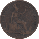 1872 HALFPENNY ( FAIR ) - Halfpenny - Cambridgeshire Coins