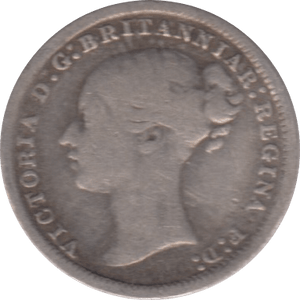 1872 MAUNDY THREEPENCE ( NF ) 1 - Maundy Coins - Cambridgeshire Coins