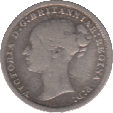 1872 MAUNDY THREEPENCE ( NF ) 1 - Maundy Coins - Cambridgeshire Coins