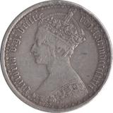 1872 ONE FLORIN ( VF ) DIE 83 - FLORIN - Cambridgeshire Coins