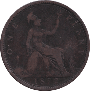 1872 PENNY ( FAIR ) - PENNY - Cambridgeshire Coins